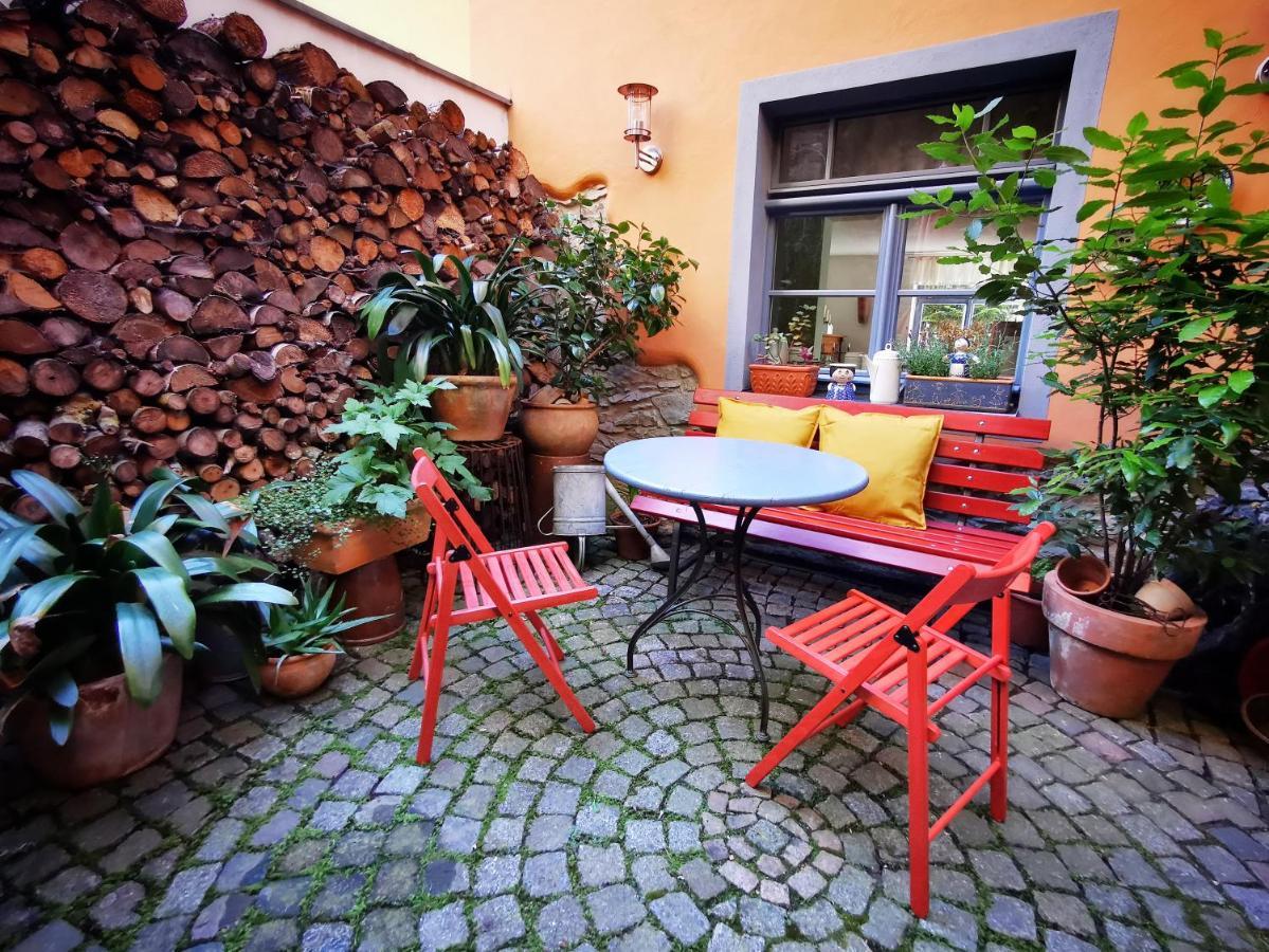 Charmantes Apartment Siebenschlaefer - Ferienwohnung Cafe 7 Weida المظهر الخارجي الصورة